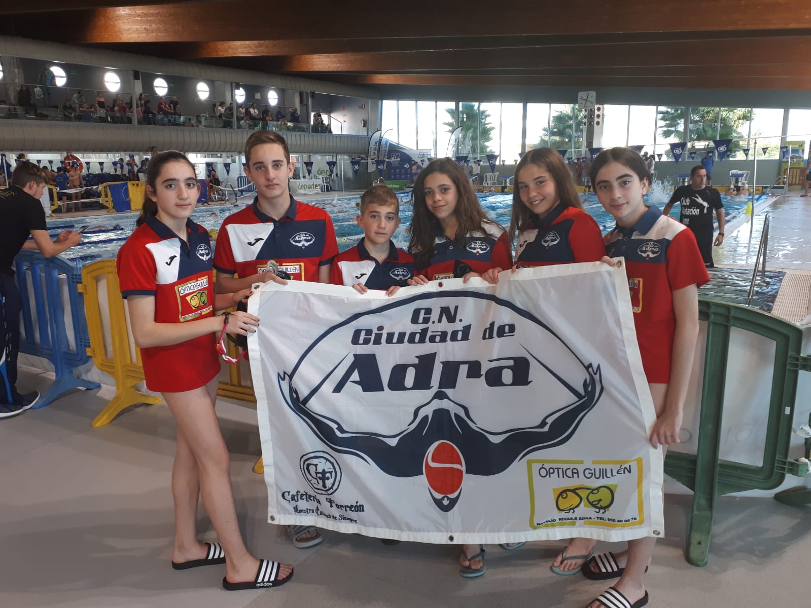 Buen papel de los nadadores del Club Natación de Adra en el Campeonato de Andalucía de Invierno