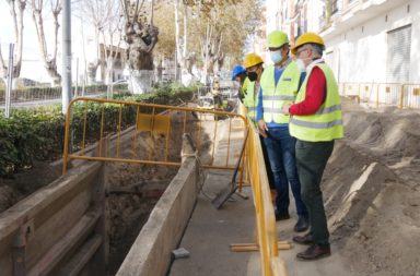 Adra Renovación colector saneamiento carretera de almeria