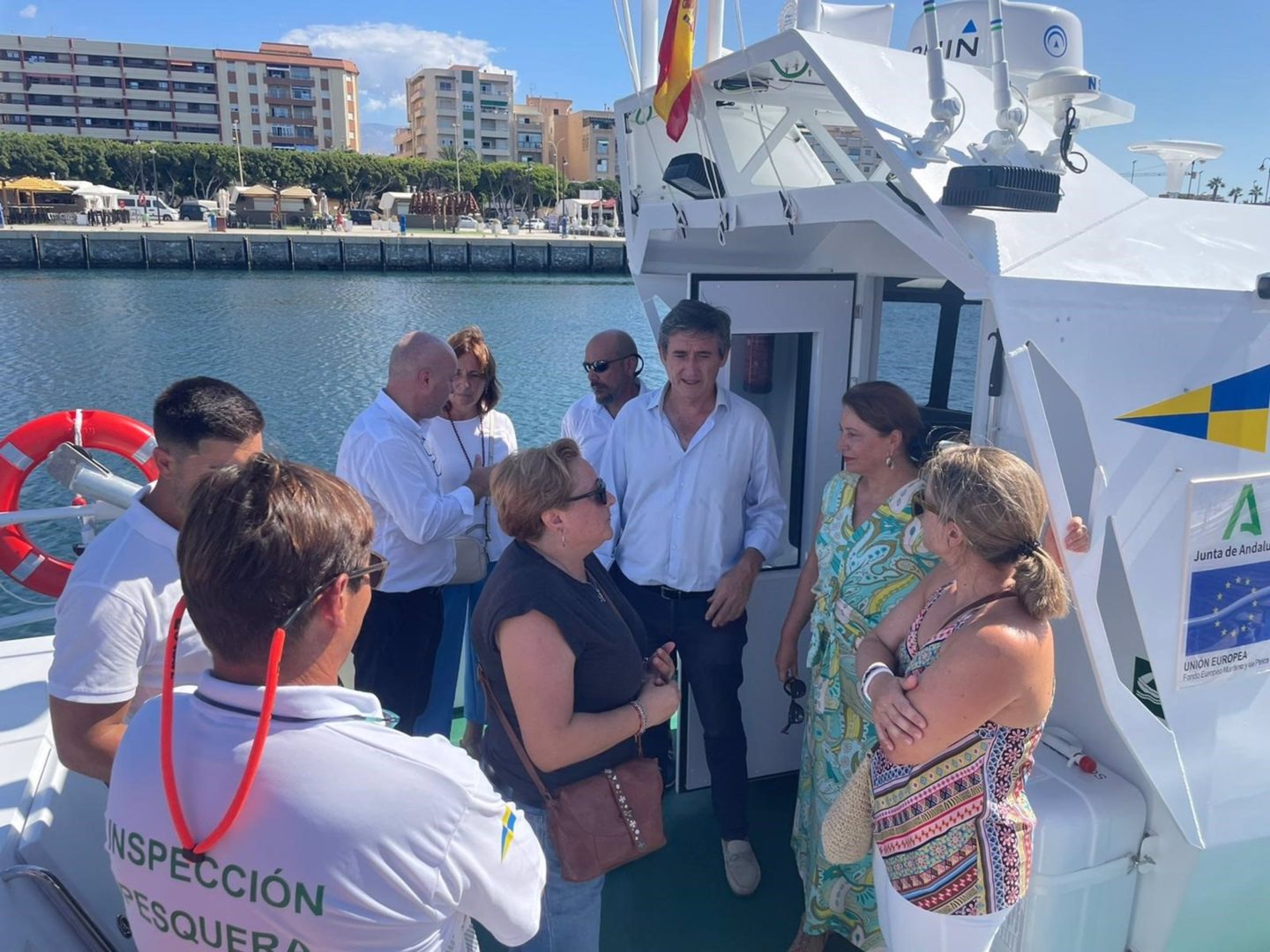 Crespo presenta en Adra las cuatro nuevas embarcaciones de inspección pesquera