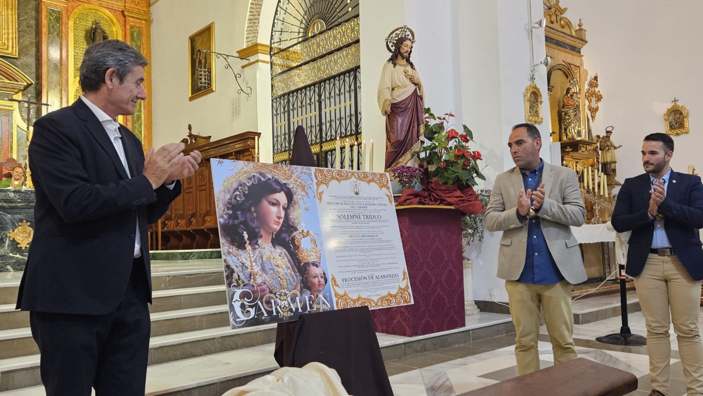 La Hermandad de la Virgen del Carmen de Adra desvela el cartel y la programación de sus fiestas patronales