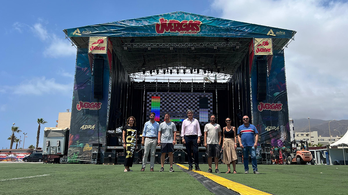 Adra recibirá a unas 50.000 personas para disfrutar del XII The Juergas Rock Festival que arranca este miércoles