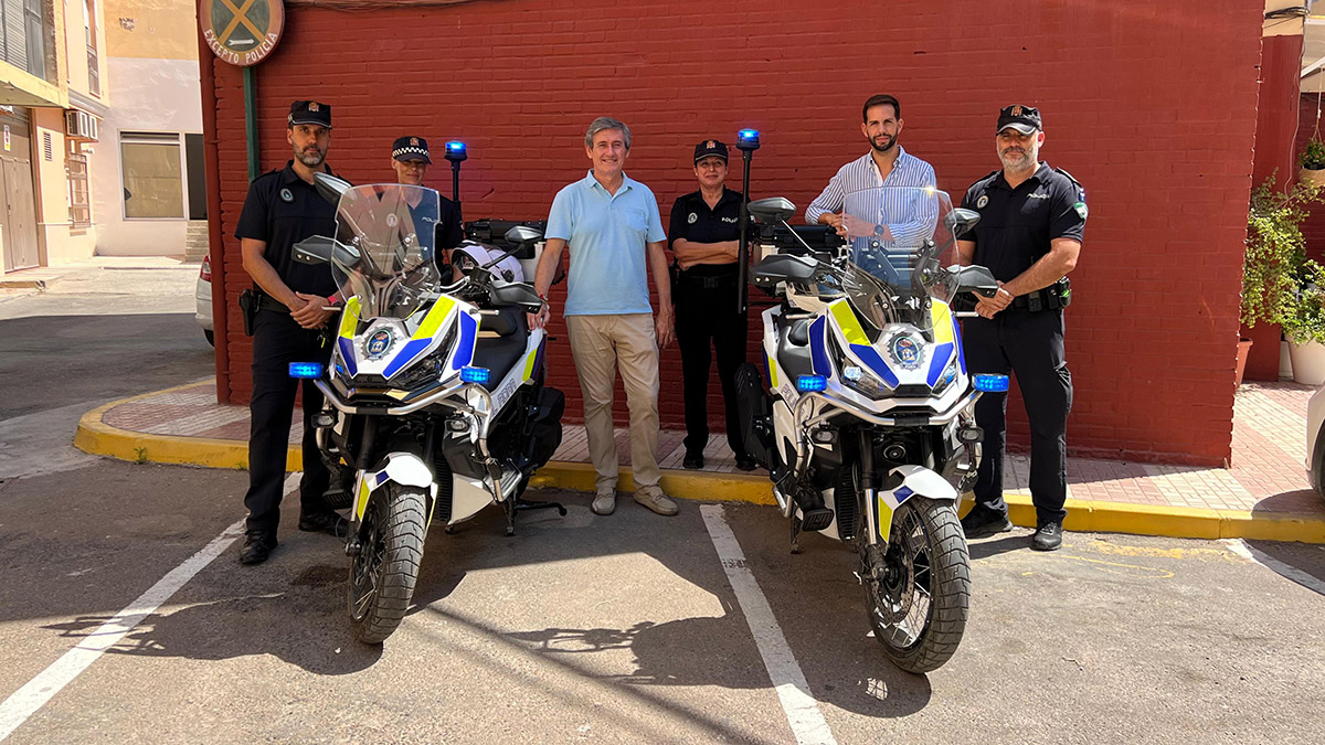 El Ayuntamiento de Adra amplía el parque móvil de la Policía Local con dos nuevas motos patrulla 