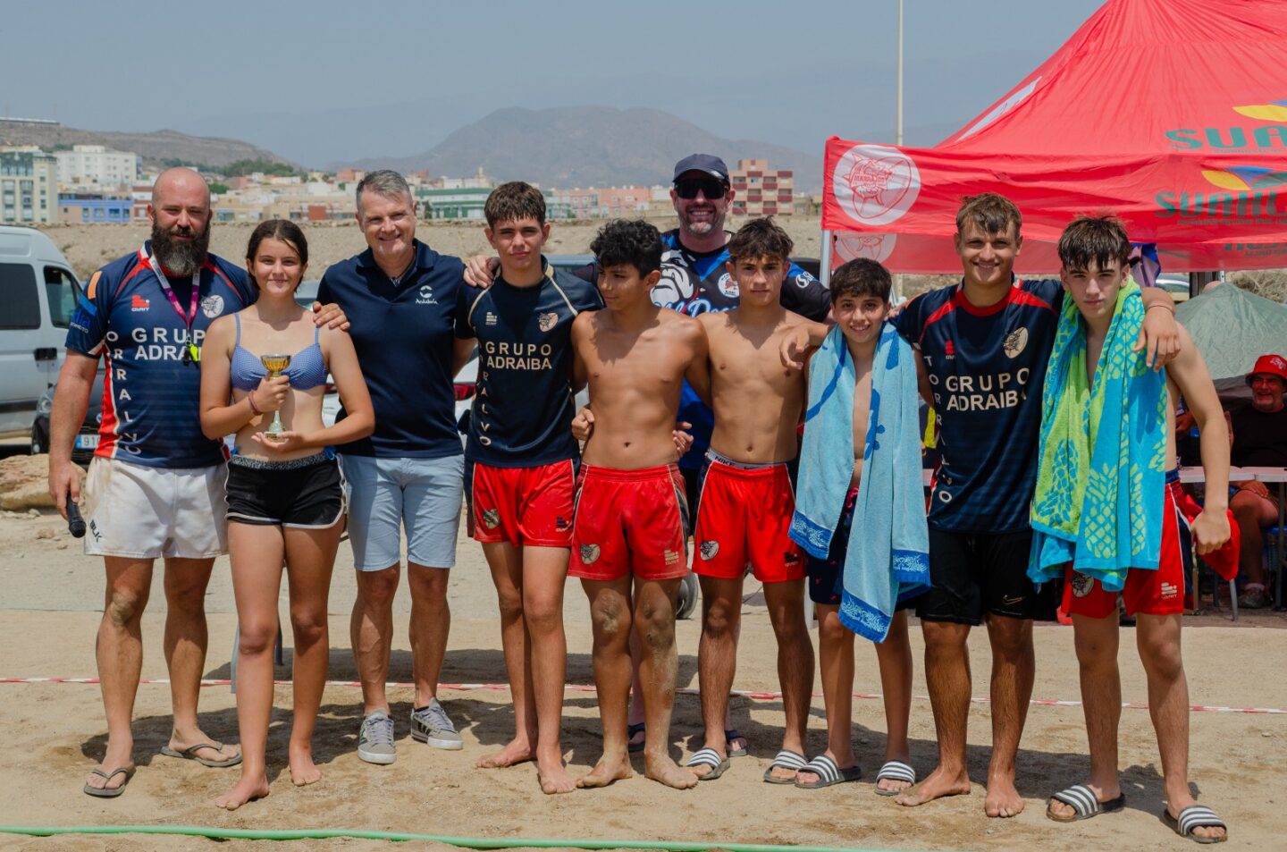 Más de 300 participantes en el VIII Torneo de Rugby Playa ‘Ciudad de Adra’