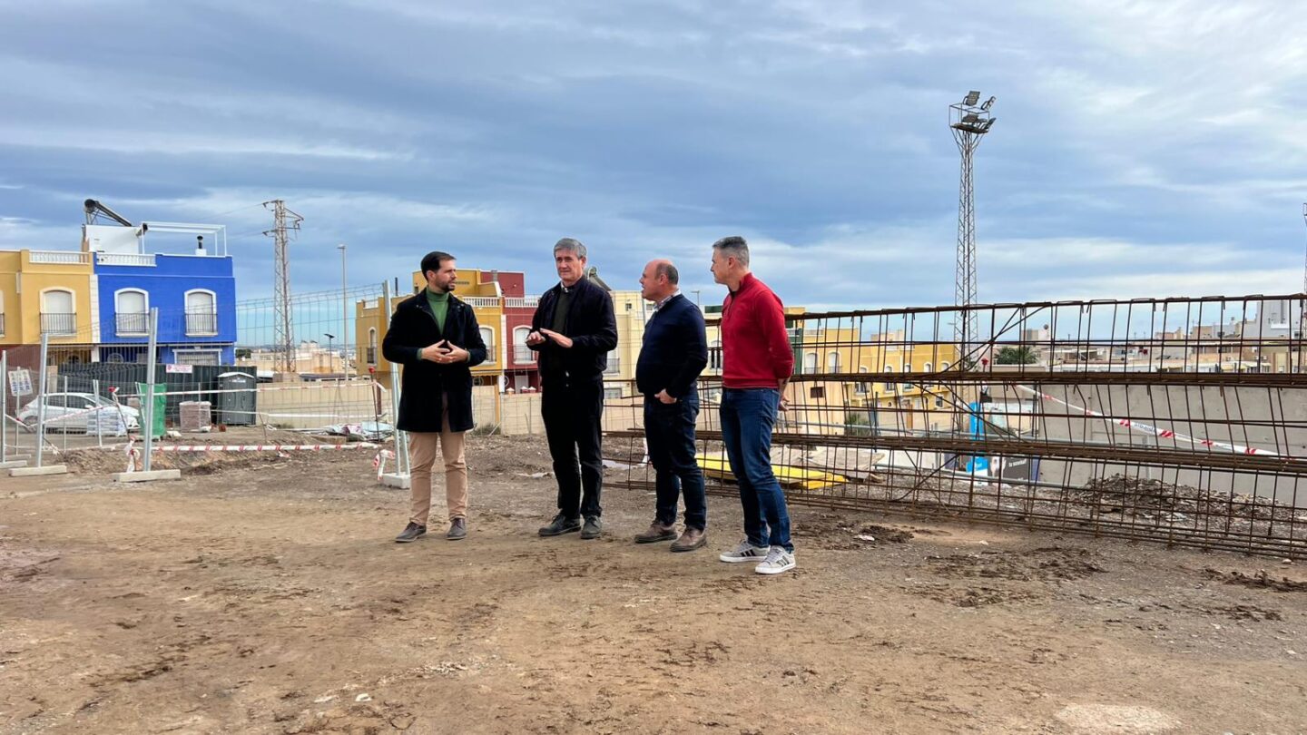 Las obras del Complejo Deportivo ‘Miramar’ de Adra avanzan a buen ritmo