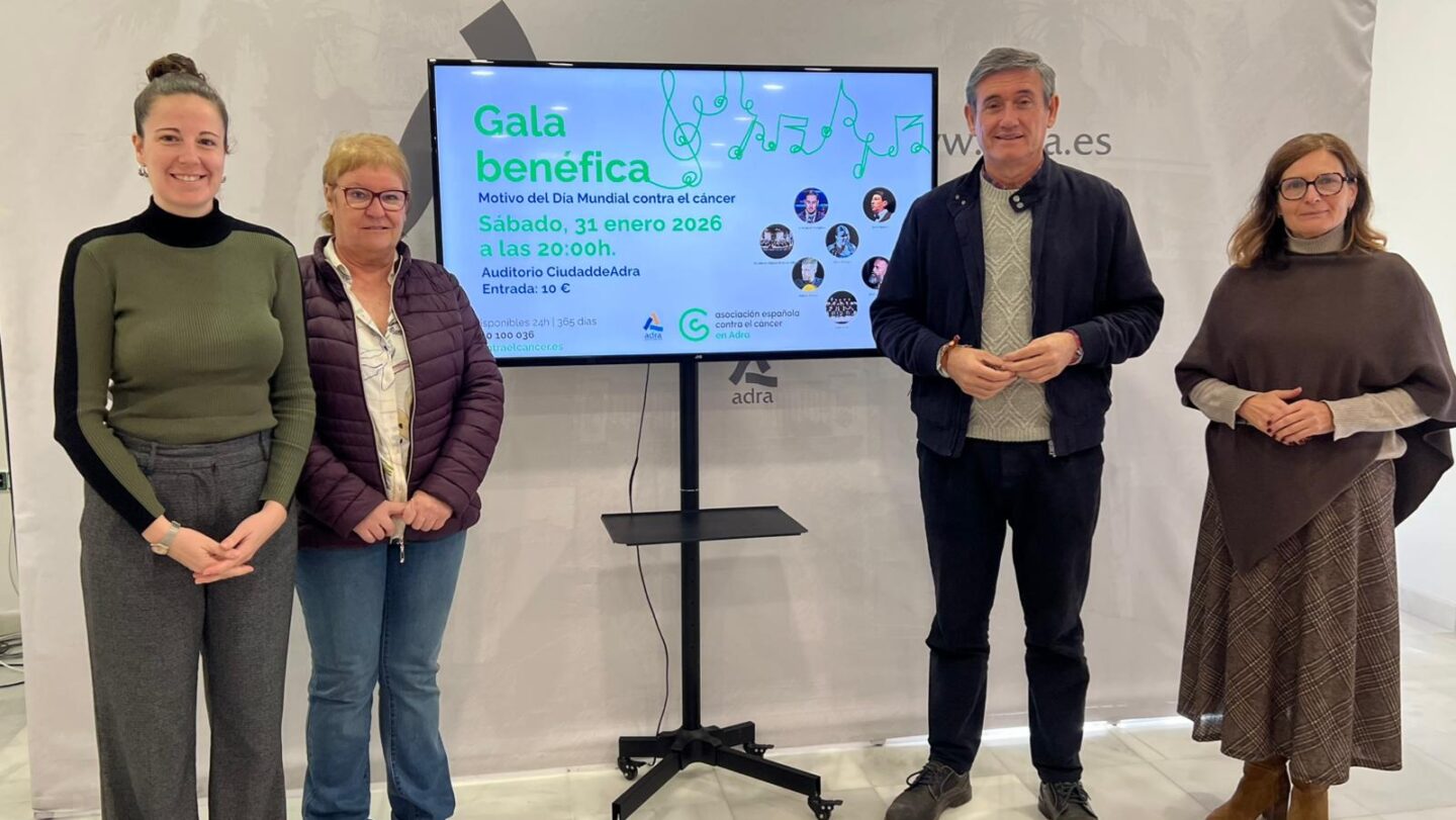 Adra acoge una Gala Benéfica con motivo del Día Mundial contra el Cáncer el 31 de enero