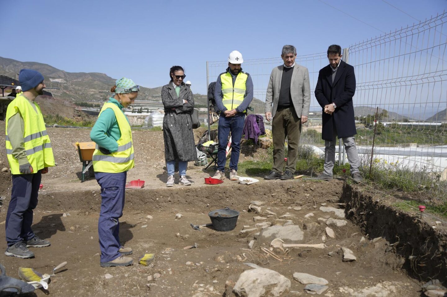 Manuel Cortés supervisa el avance de las obras en el Cerro de Montecristo