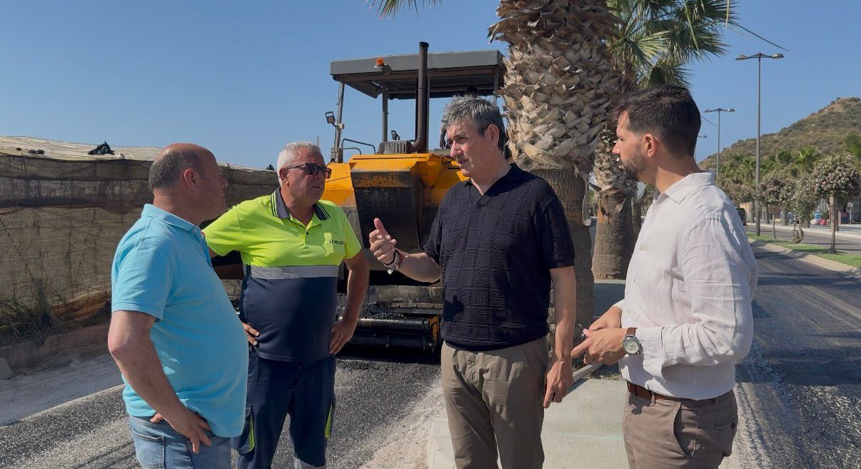 Avanza el asfaltado de la primera fase de las obras del Bulevar de La Alquería
