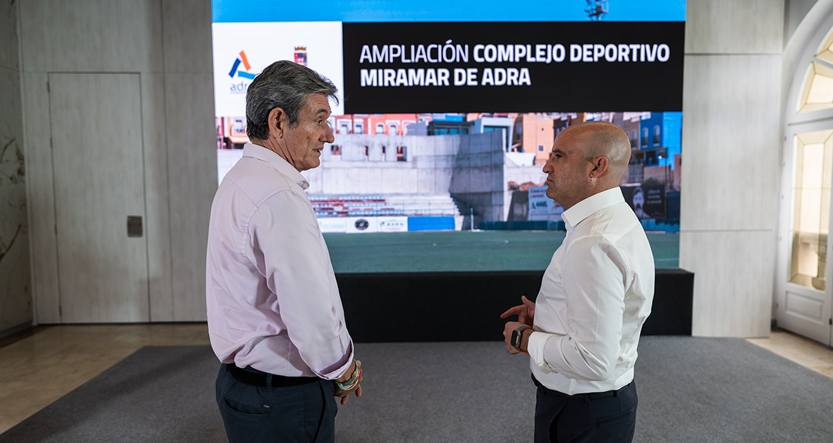 Diputación se une a Adra para la ampliación del Complejo Deportivo Miramar
