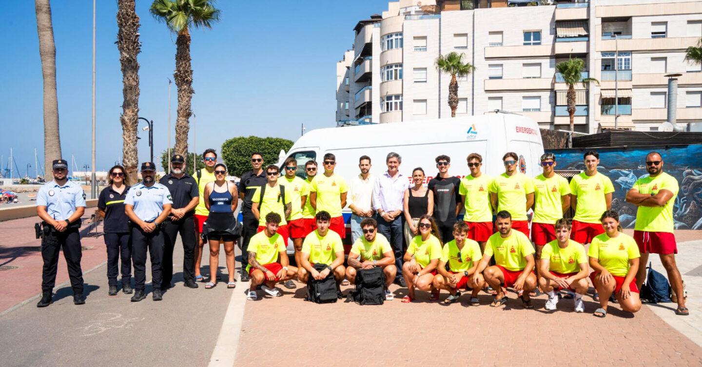 Protección Civil de Adra cierra la campaña de verano de 2026 con 516 actuaciones en las playas