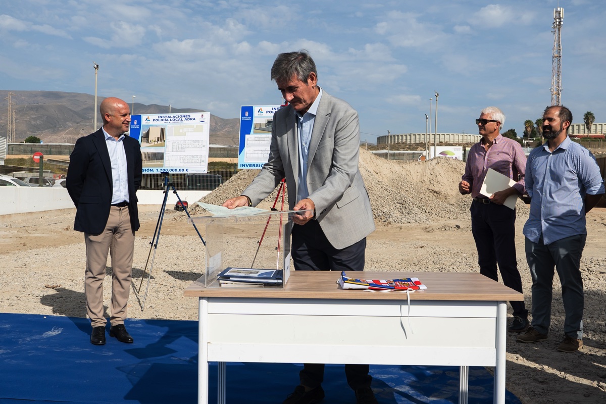 Adra inicia la construcción de su Jefatura de la Policía Local